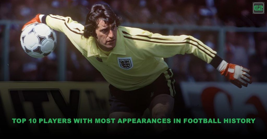 most appearances in football history